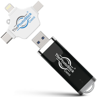 Buy 2 ThePhotoStick® Omni 128GB, Get 2 FREE